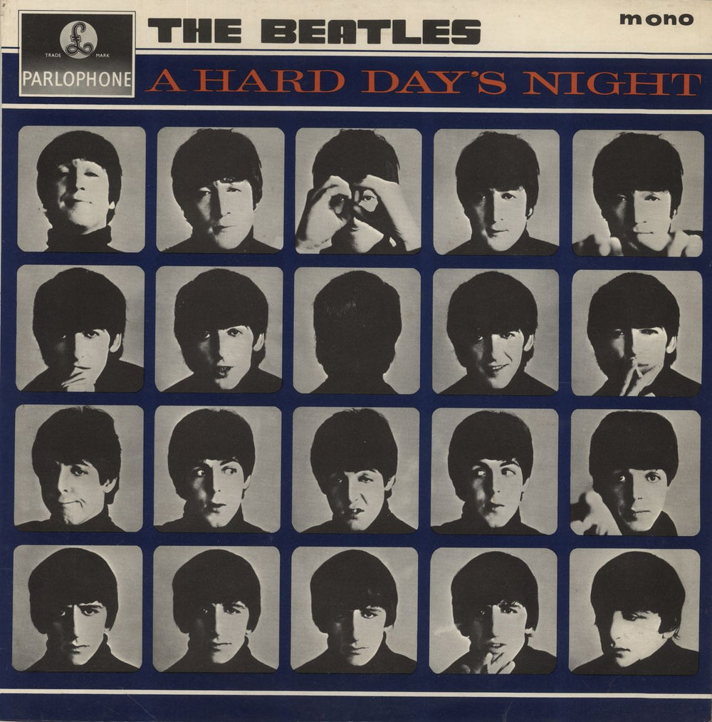 The Beatles A Hard Day's Night - 1st - G&L - EX+ UK vinyl LP album (LP record) PMC1230