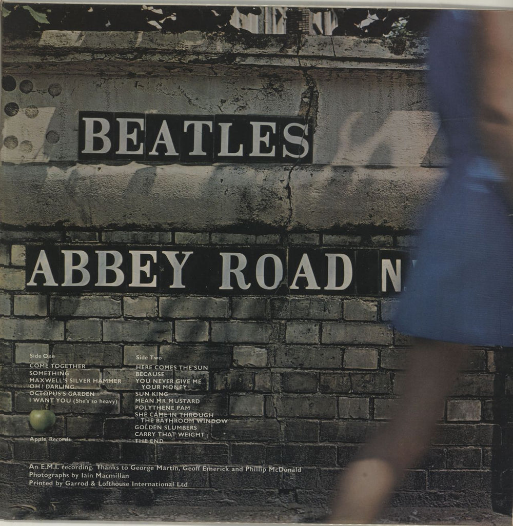 The Beatles Abbey Road - 2nd - VG UK vinyl LP album (LP record) BTLLPAB684936