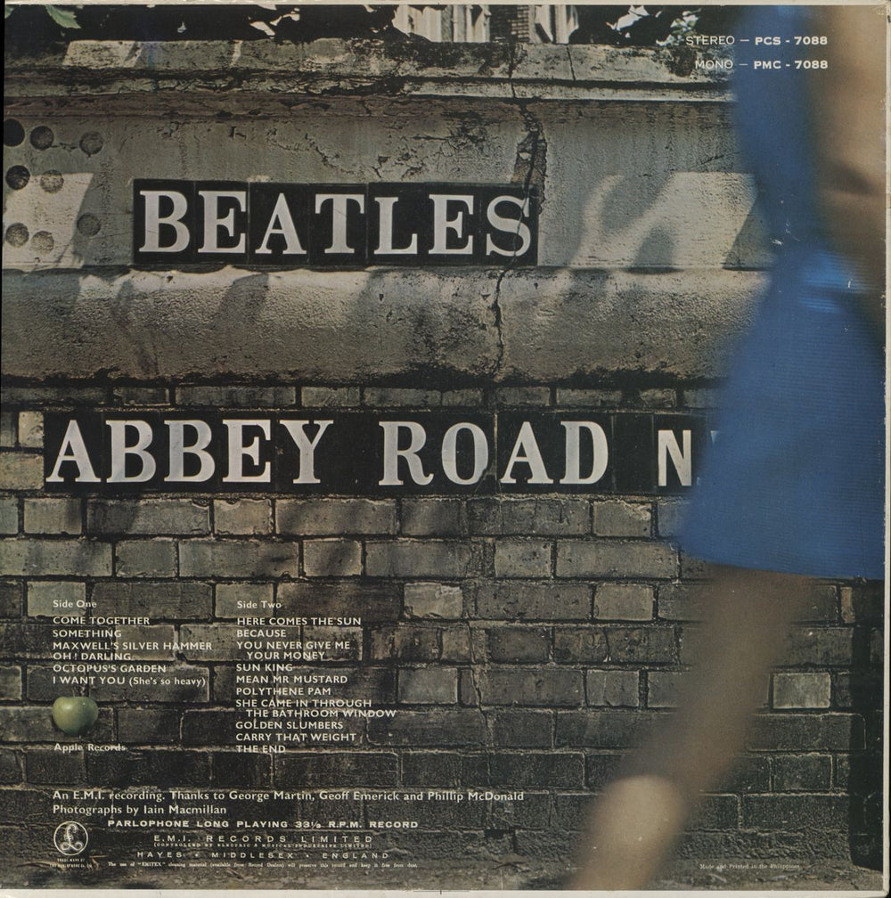 The Beatles Abbey Road - EX Philippino vinyl LP album (LP record)