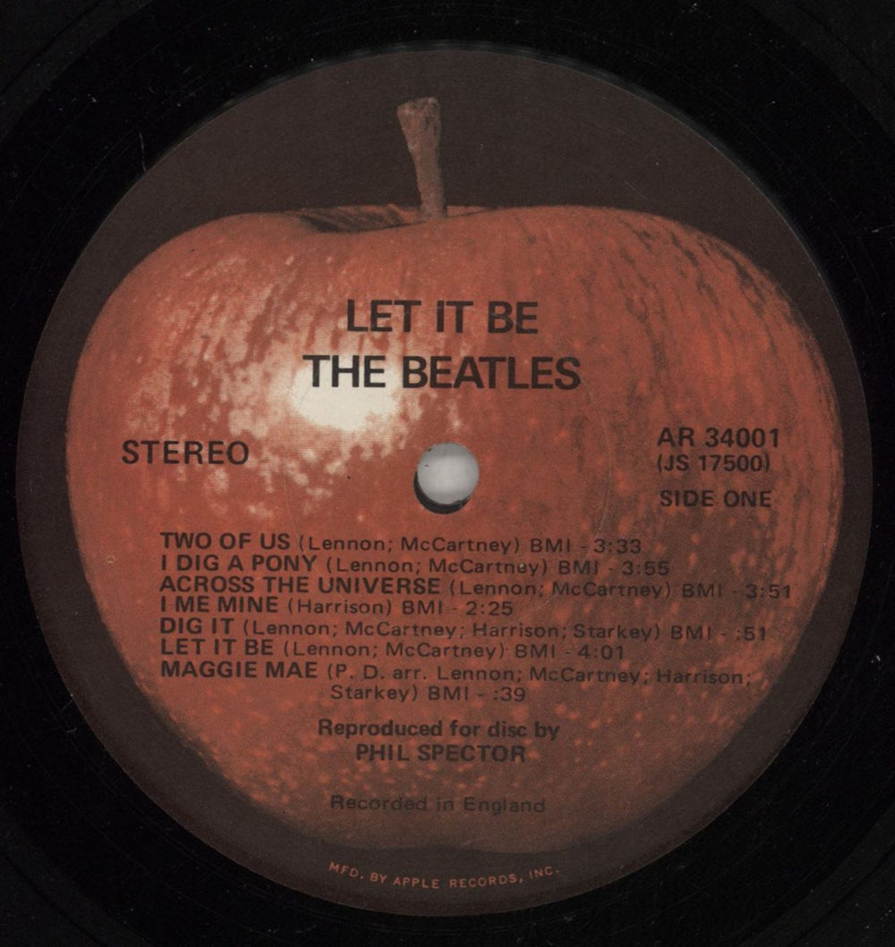 The Beatles Let It Be - 1st - EX - Import Sticker US vinyl LP album (LP record) BTLLPLE879732