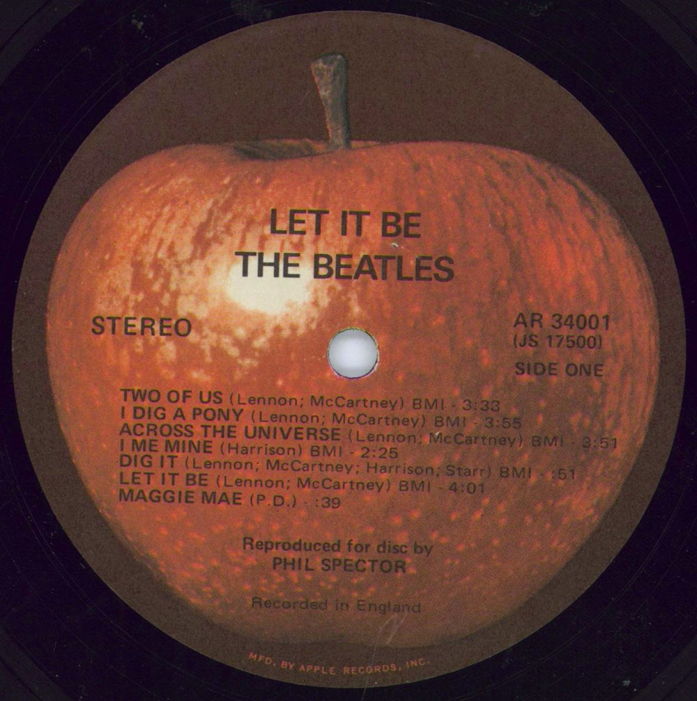 The Beatles Let It Be - 1st - VG US vinyl LP album (LP record) BTLLPLE794033