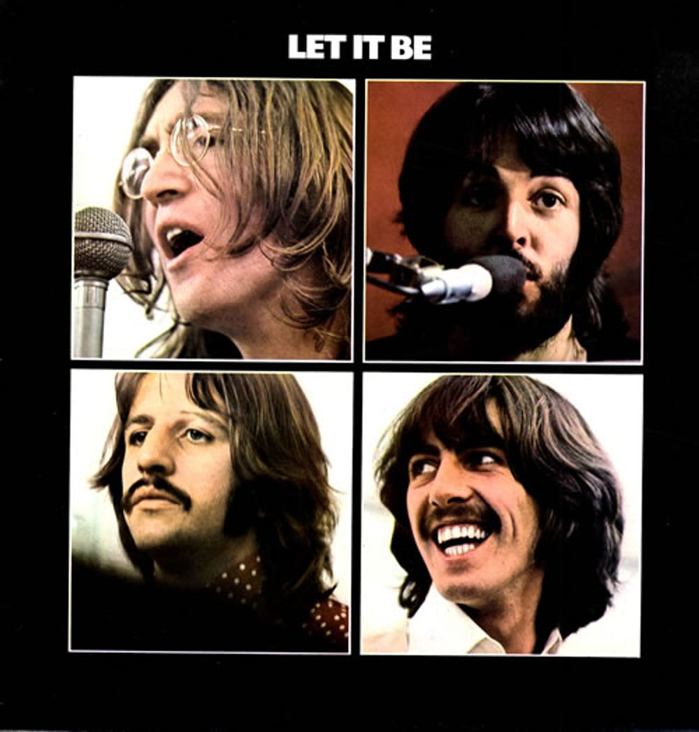 The Beatles Let It Be - All Rights - Barcoded UK vinyl LP album (LP record) PCS7096