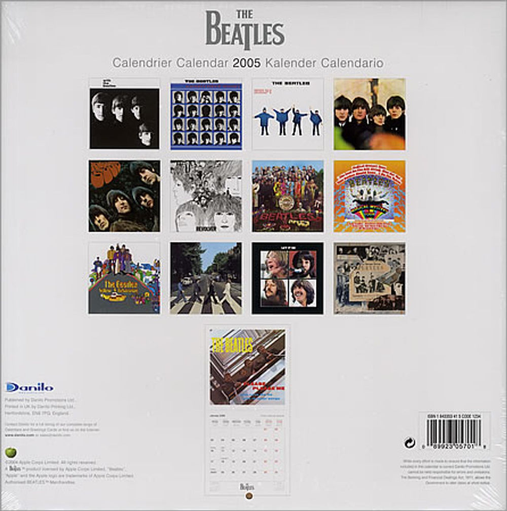 The Beatles Official Calendar 2005 UK calendar BTLCAOF304341