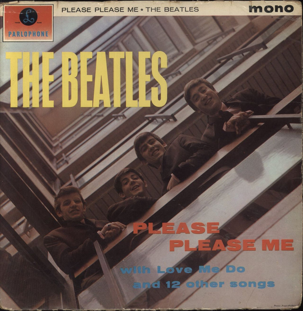 The Beatles Please Please Me - 2nd - Good UK vinyl LP album (LP record) PMC1202