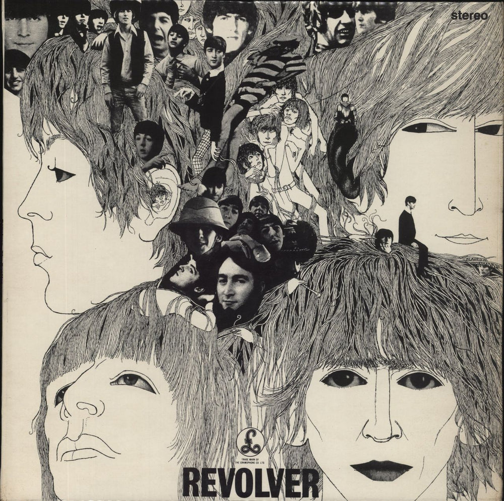 The Beatles Revolver - 1st - VG UK vinyl LP album (LP record) PCS7009