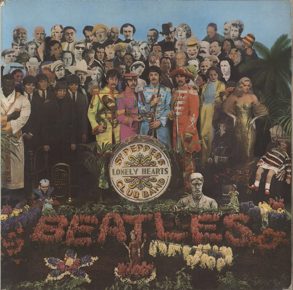 The Beatles Sgt. Pepper's - 1st - Complete - EX UK vinyl LP album (LP record) PCS7027