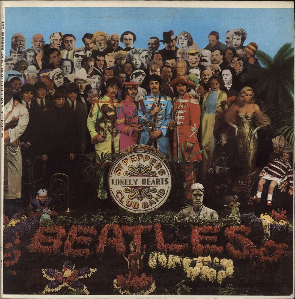 The Beatles Sgt. Pepper's Lonely Hearts Club Band - 2nd US vinyl LP album (LP record) MAS2653