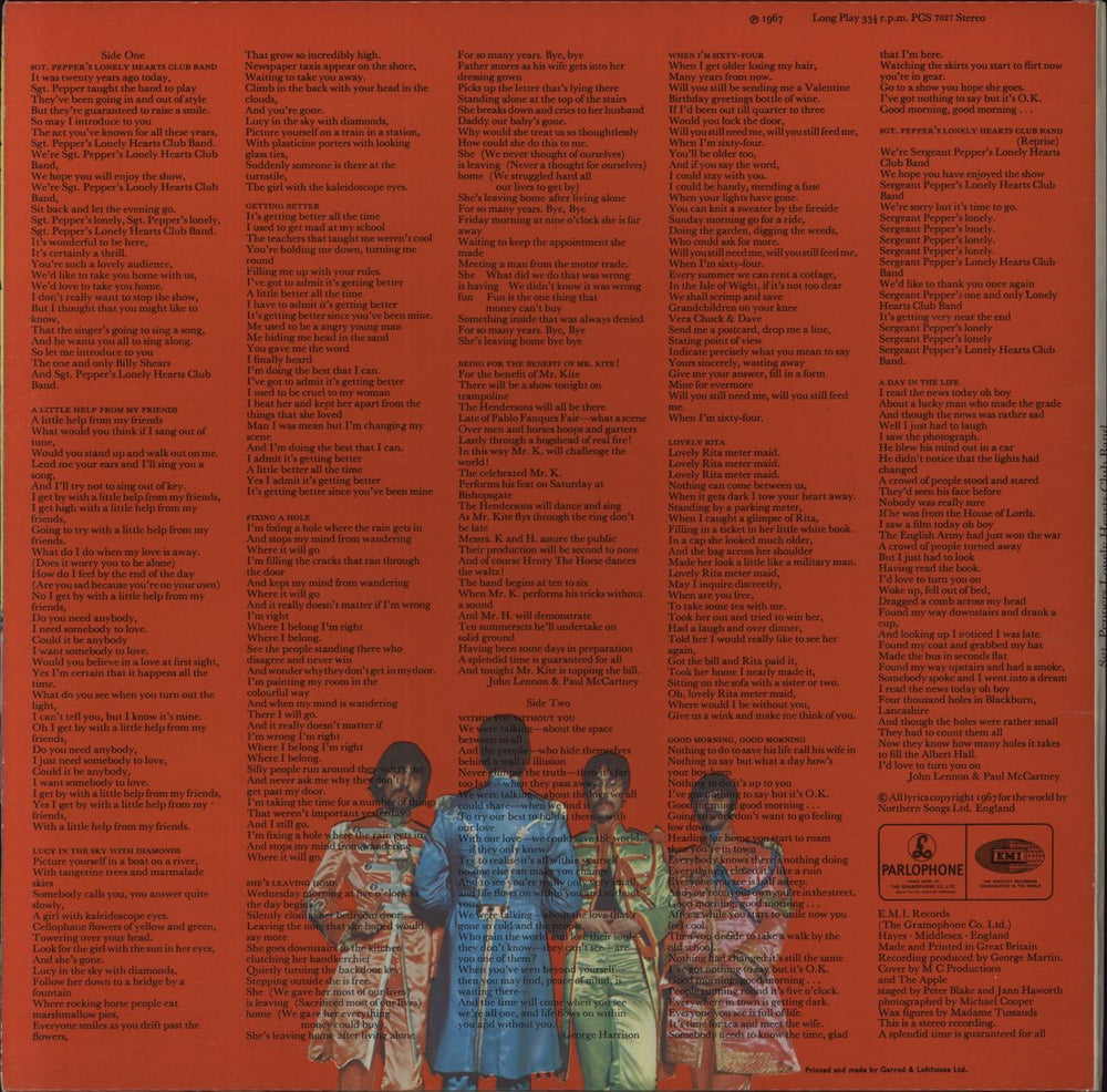 The Beatles Sgt. Pepper's - One Box UK vinyl LP album (LP record)