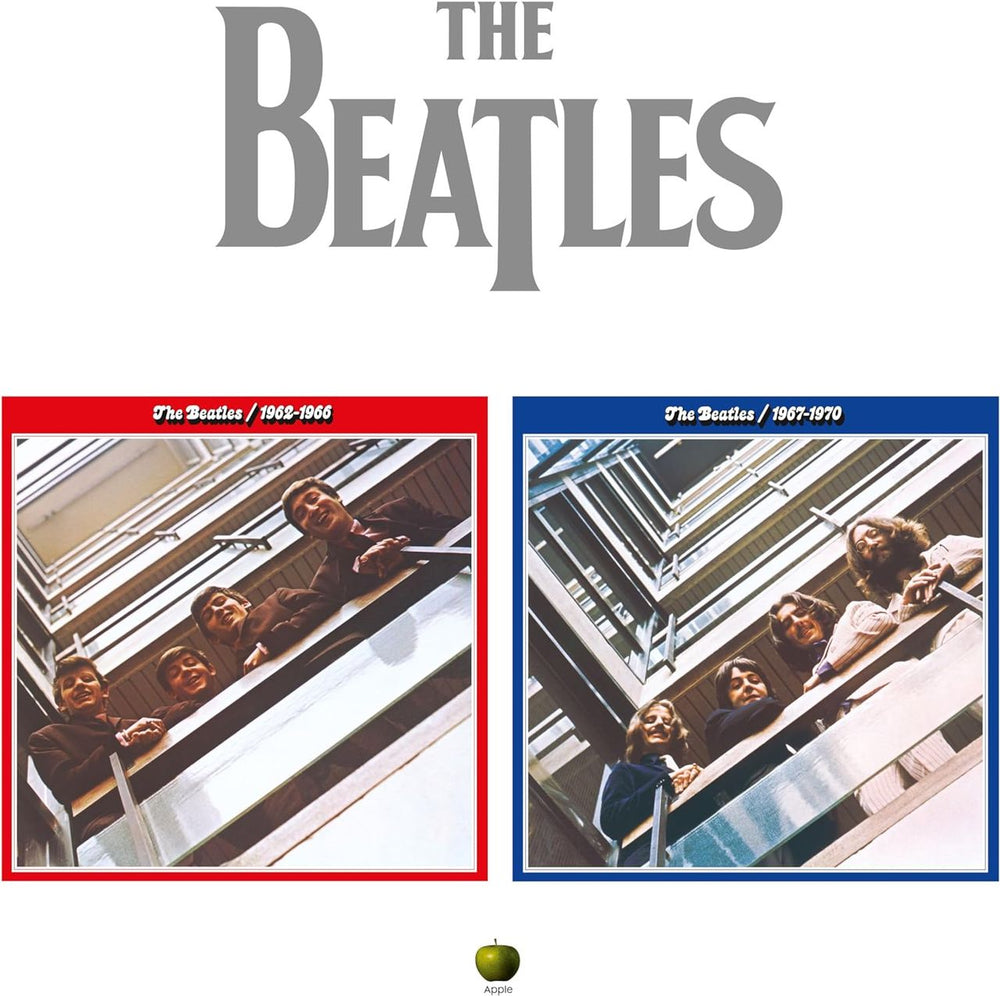 The Beatles The Beatles 1962-1966 / 1967-1970 Red & Blue Albums - Black Vinyl 6LP Box Set - Sealed UK Vinyl Box Set BTLVXTH823155