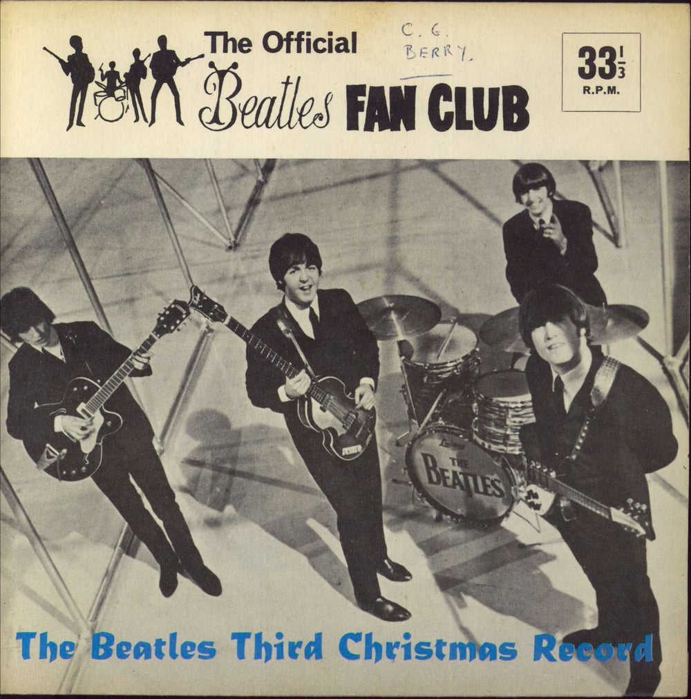 The Beatles The Beatles Third Christmas Record - WOC UK 7" vinyl single (7 inch record / 45) LYN948