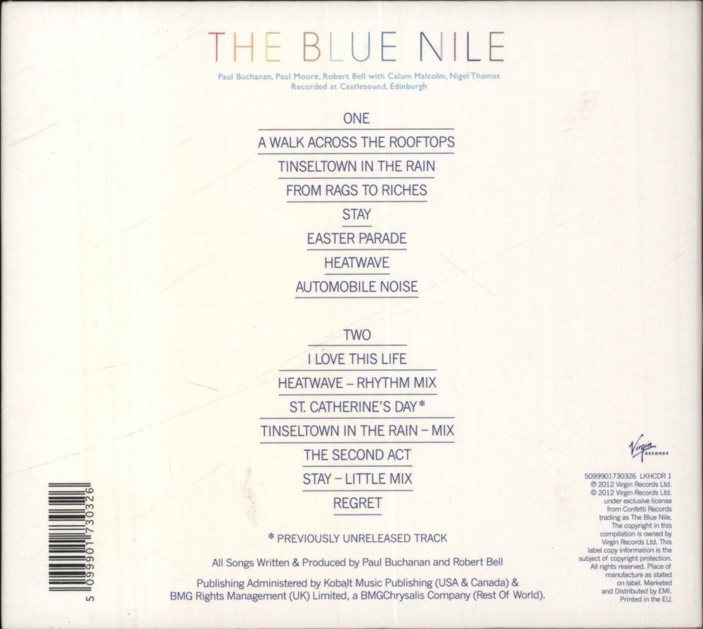 The Blue Nile A Walk Across The Rooftops - Remastered, Collector's Edition UK 2 CD album set (Double CD) 5099901730326