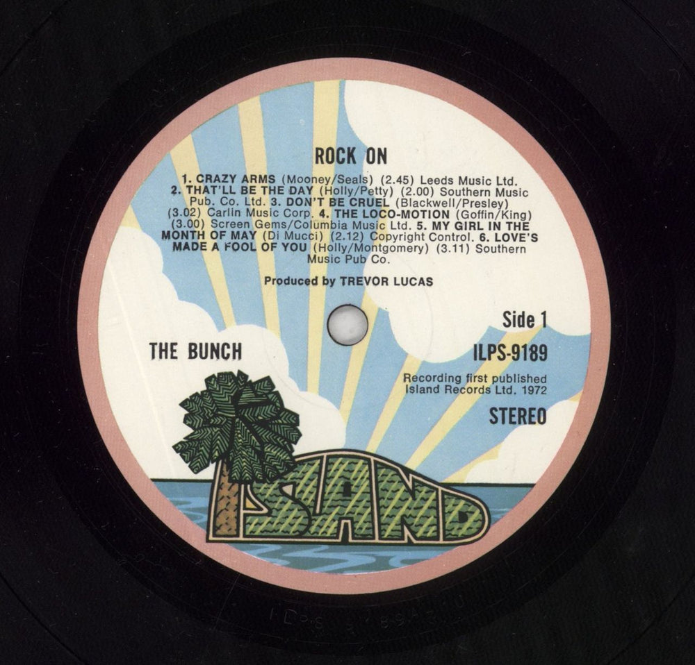 The Bunch Rock On - Complete UK vinyl LP album (LP record) TBCLPRO792805