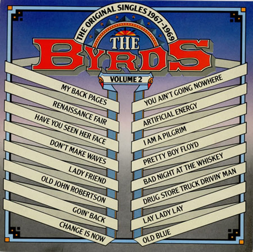 The Byrds The Original Singles 1967-1969 UK vinyl LP album (LP record) CBS32103