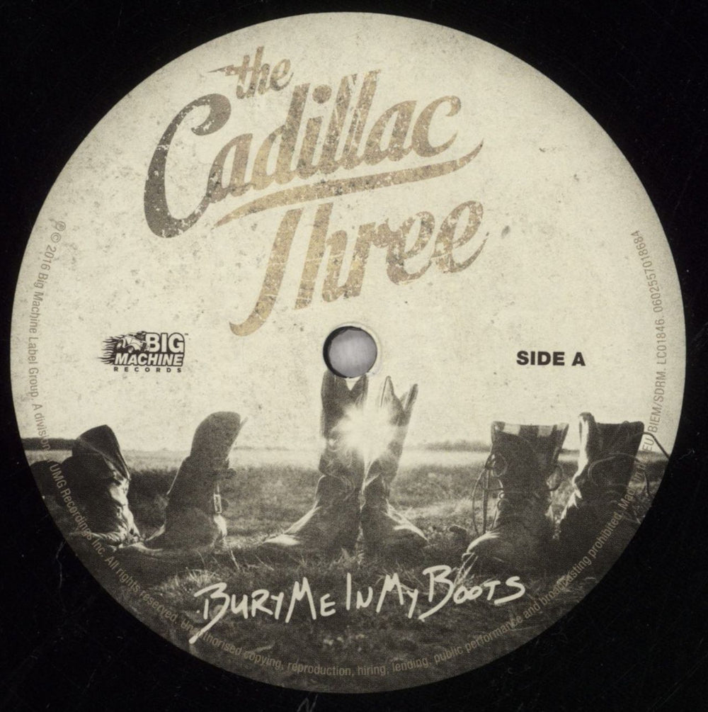 The Cadillac Three Bury Me In My Boots - 180gm UK 2-LP vinyl record set (Double LP Album) 6HI2LBU843278