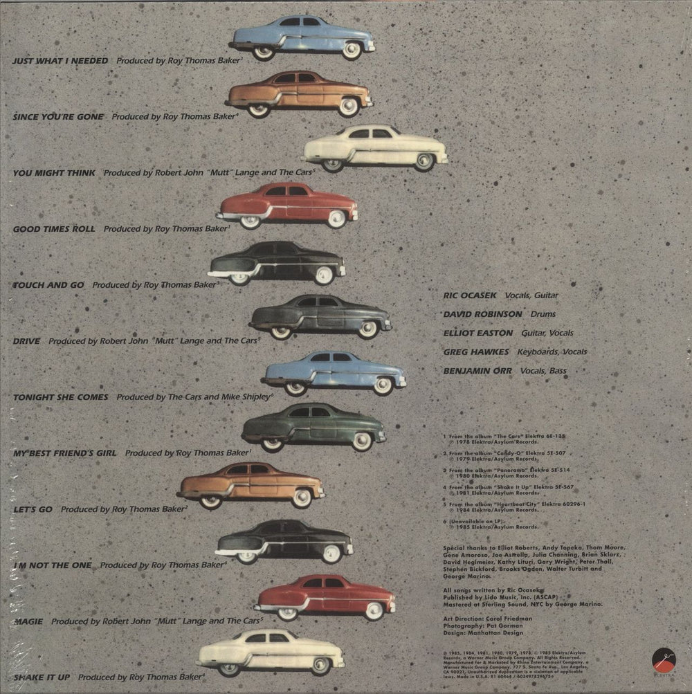 The Cars Greatest Hits - Red Vinyl US vinyl LP album (LP record) 081227819217