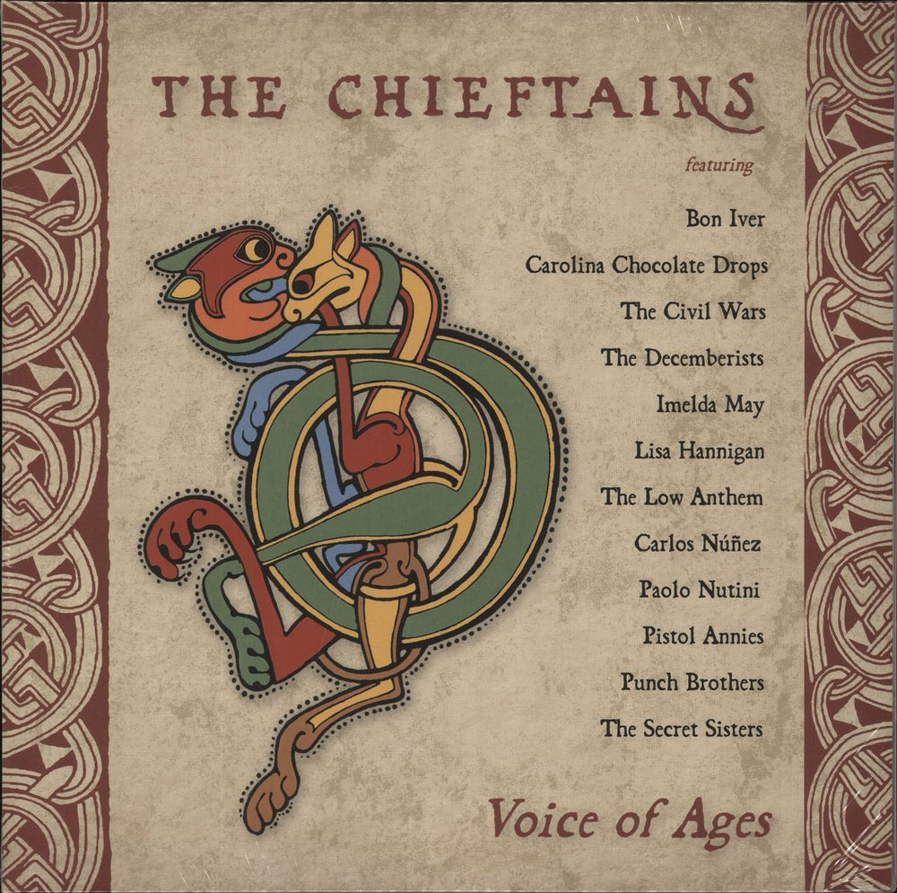 The Chieftains Voice Of Ages - Sealed UK 2-LP vinyl record set (Double LP Album) CR00588