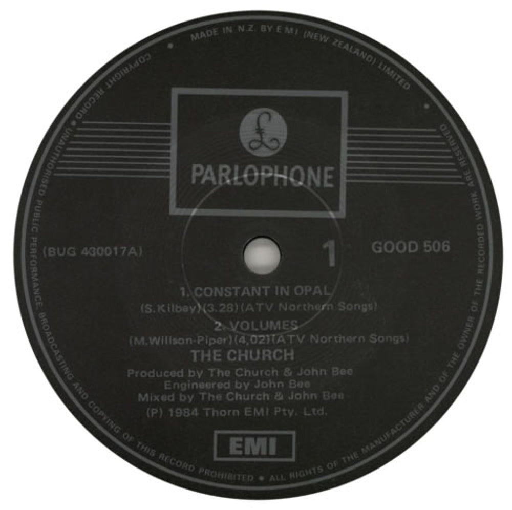 The Church Persia New Zealand 12" vinyl single (12 inch record / Maxi-single) CHU12PE129173