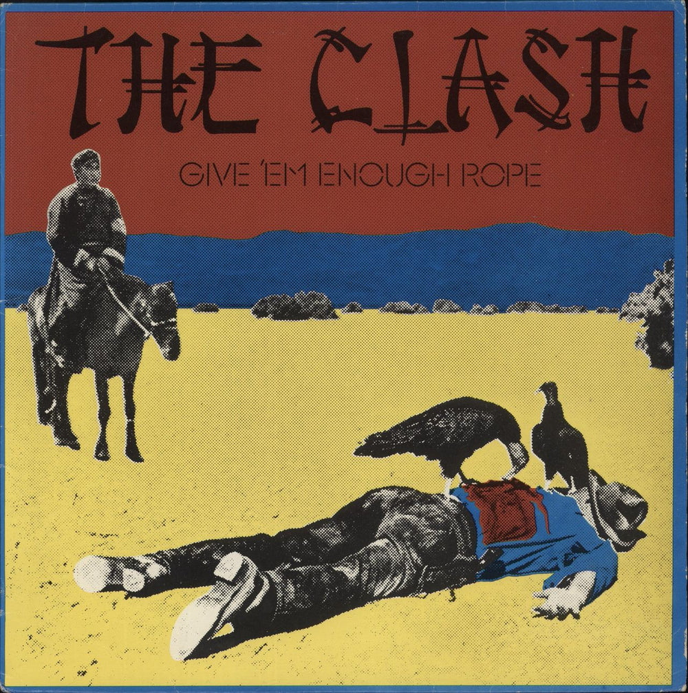 The Clash Give 'Em Enough Rope New Zealand vinyl LP album (LP record) SBP237265