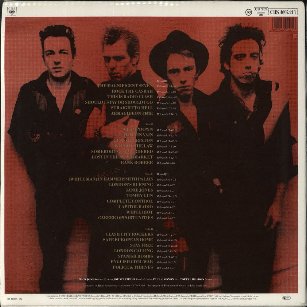 The Clash The Story Of The Clash Volume 1 Dutch 2-LP vinyl record set (Double LP Album) 5099746024413