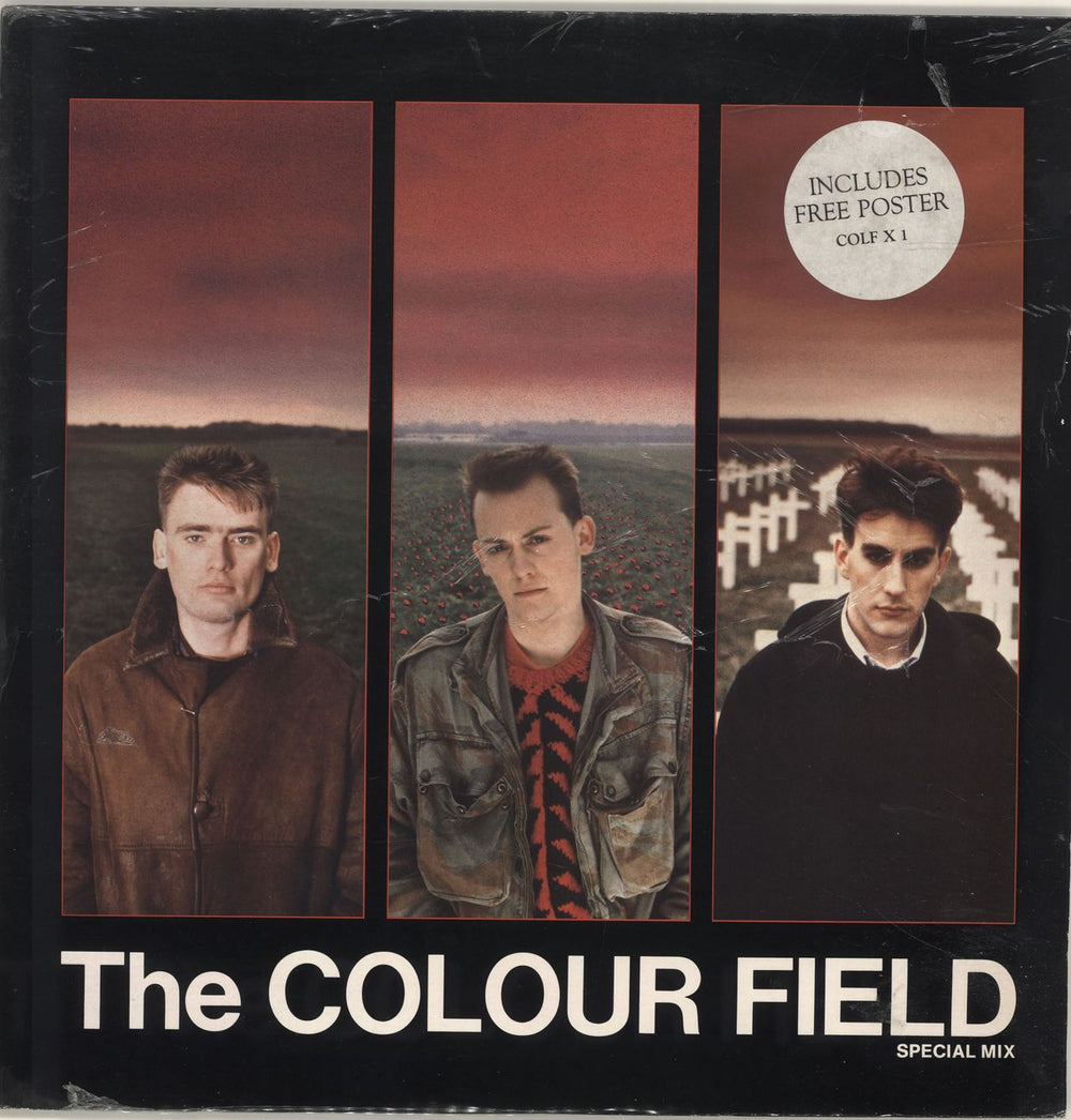 The Colourfield The Colourfield - Poster UK 12" vinyl single (12 inch record / Maxi-single) COLFX1