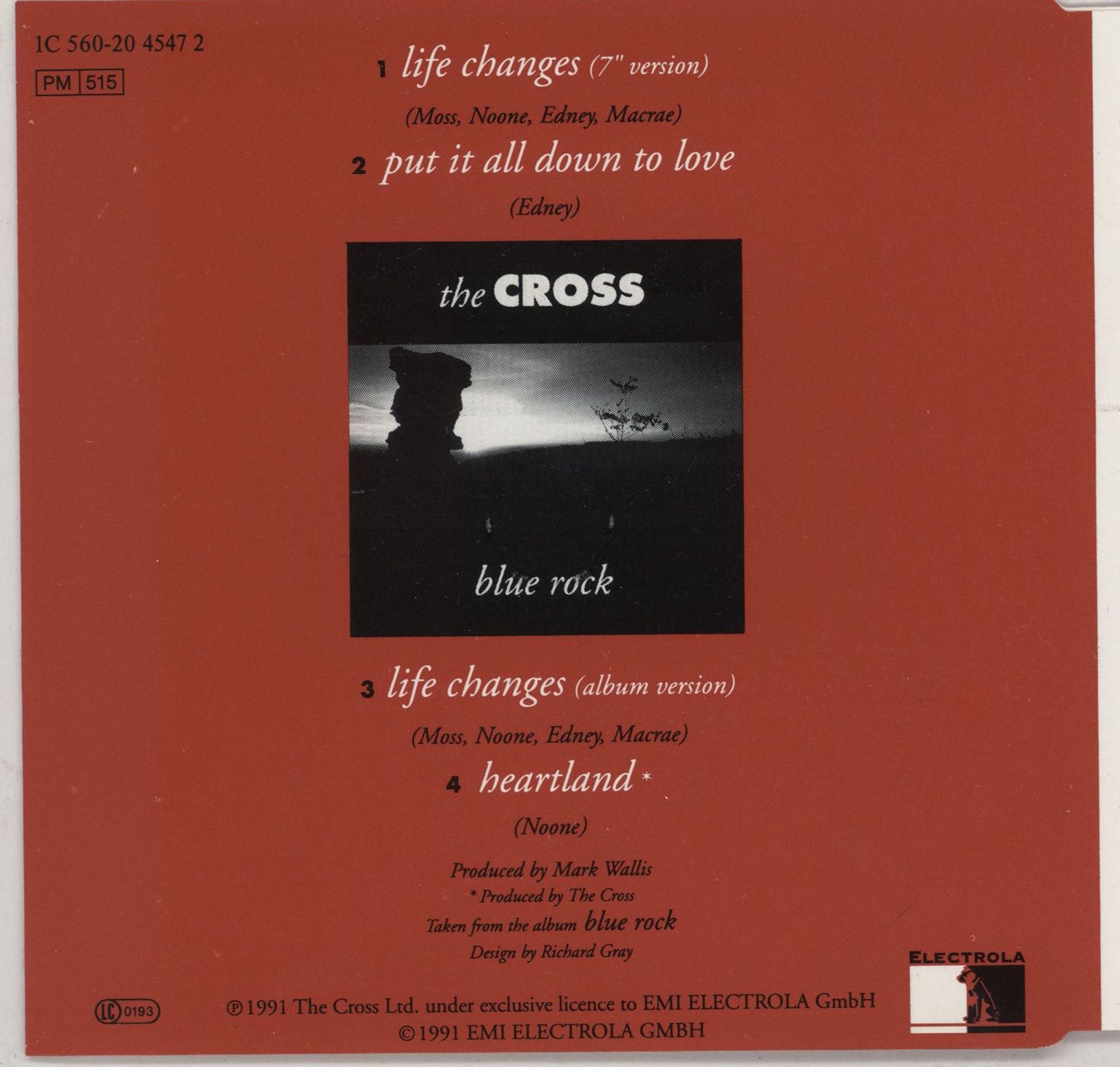 The Cross Life Changes - Withdrawn Dutch CD single (CD5 / 5\") CROC5LI10076