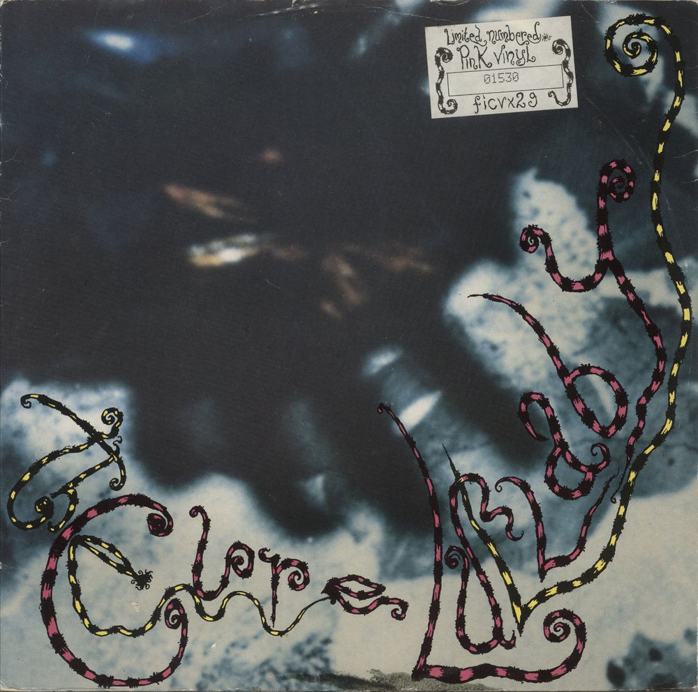 The Cure Lullaby - Pink Vinyl + Numbered Sticker - VG UK 12" vinyl single (12 inch record / Maxi-single) FICVX29