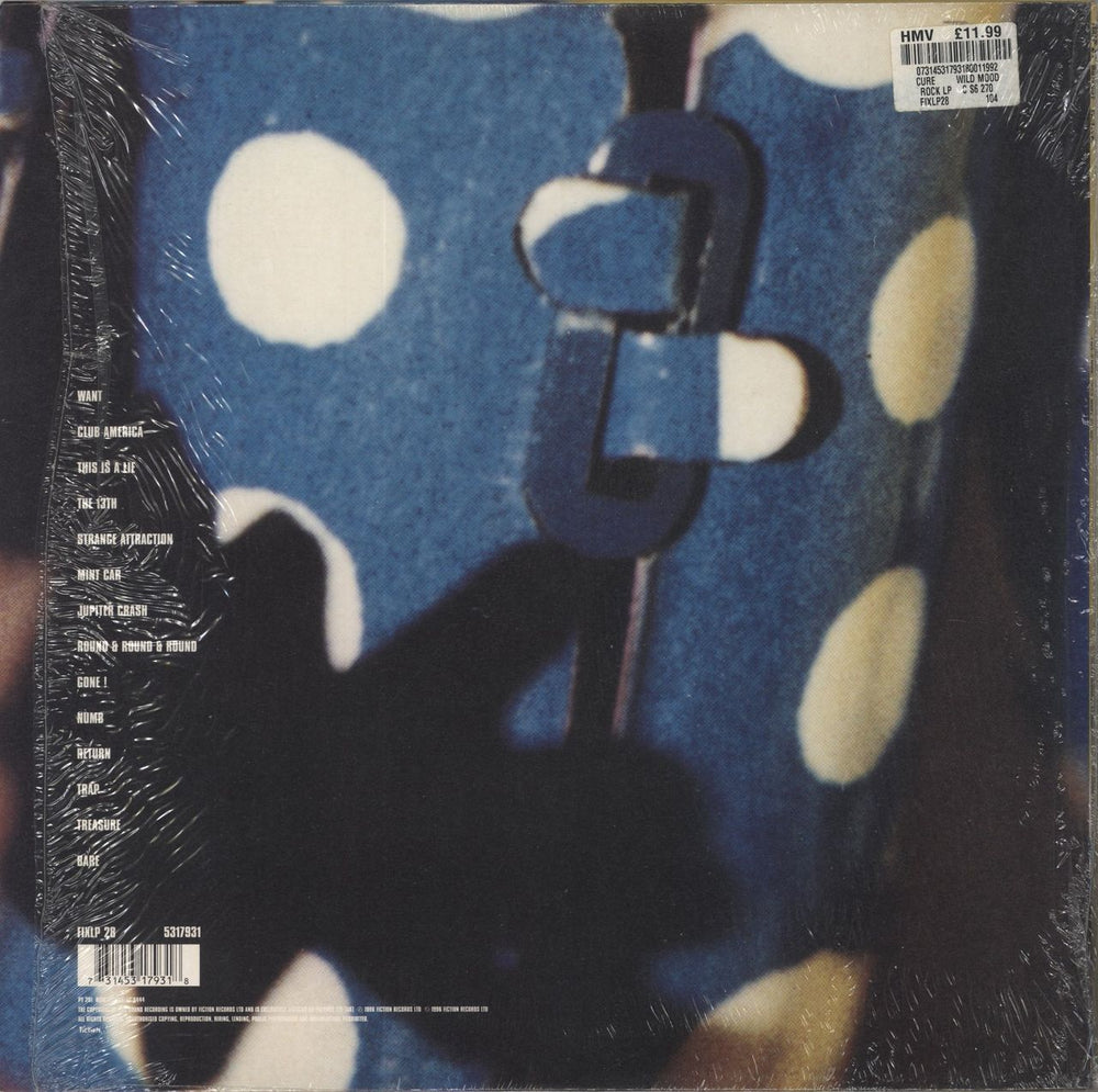 The Cure Wild Mood Swings UK 2-LP vinyl record set (Double LP Album) 731453179318