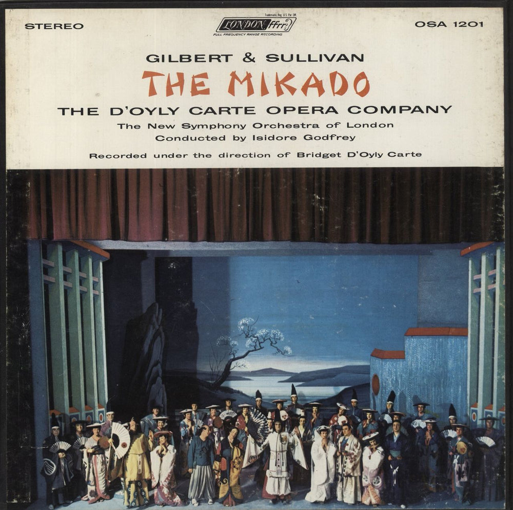The D'Oyly Carte Opera Company The Mikado UK Vinyl Box Set OSA1201