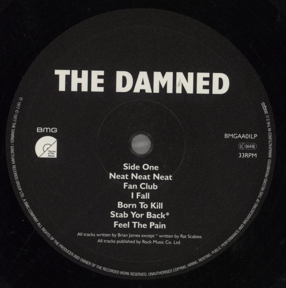 The Damned Damned Damned Damned - 180 Gram UK vinyl LP album (LP record) DAMLPDA785541