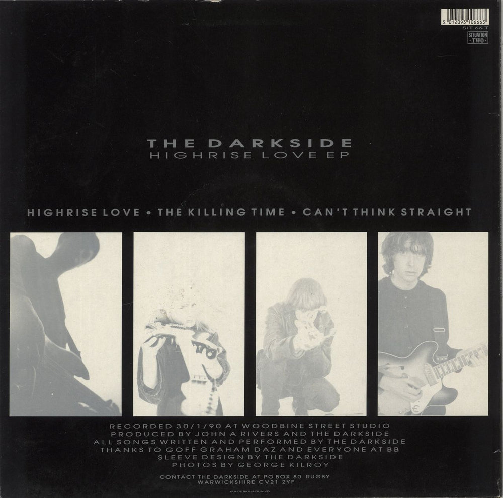 The Darkside High Rise Love UK 12" vinyl single (12 inch record / Maxi-single) 5012093106663