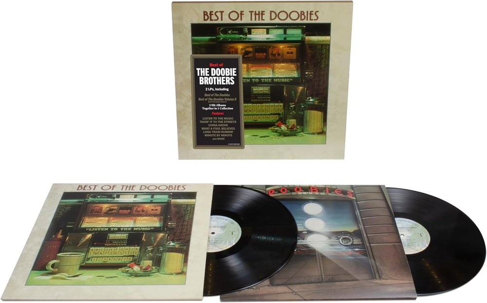 The Doobie Brothers Best Of The Doobies / Best Of The Doobies Volume II - Sealed UK 2-LP vinyl record set (Double LP Album) R1726199 / 603497826605