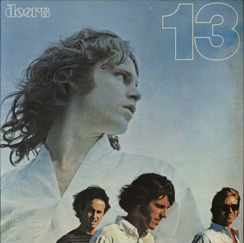 The Doors 13 - red label UK vinyl LP album (LP record) K42062
