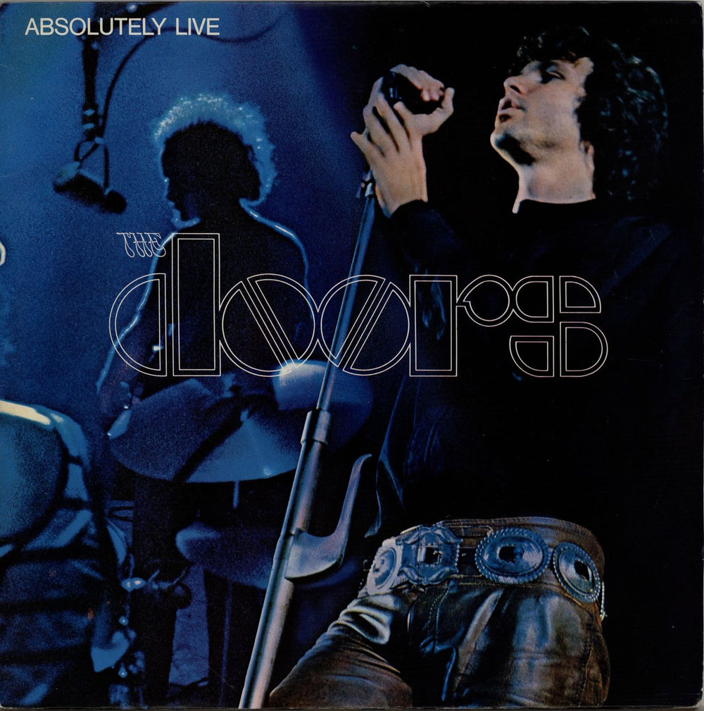 The Doors Absolutely Live - Butterfly Label - EX UK 2-LP vinyl record set (Double LP Album) K62005