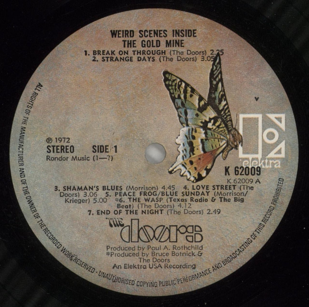 The Doors Weird Scenes Inside The Gold Mine UK 2-LP vinyl record set (Double LP Album) DOR2LWE872300