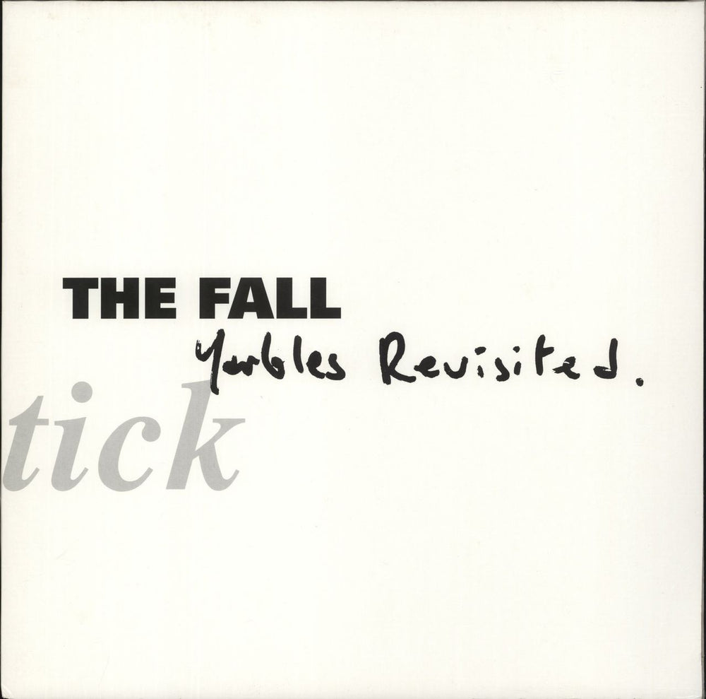 The Fall Schtick: Yarbles Revisited UK vinyl LP album (LP record) BBQLP2135