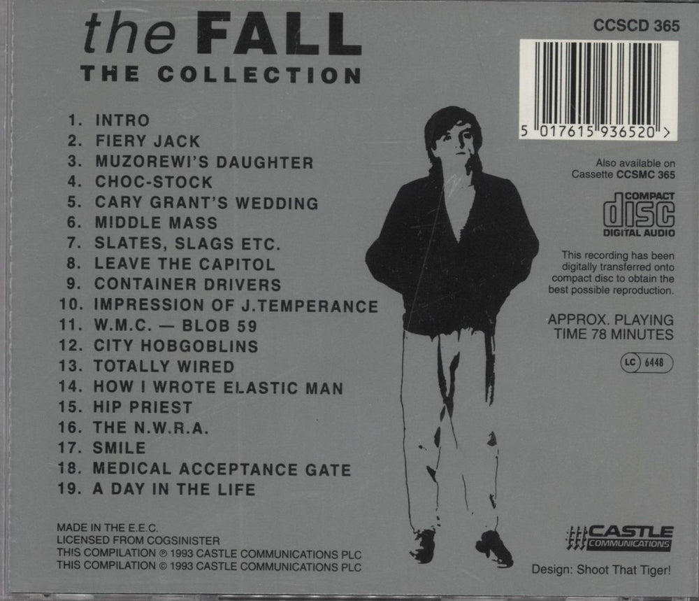 The Fall The Collection UK CD album (CDLP) 5017615936520