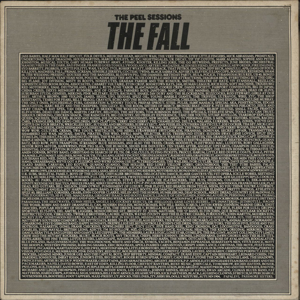 The Fall The Peel Sessions UK 12" vinyl single (12 inch record / Maxi-single) SFPS028