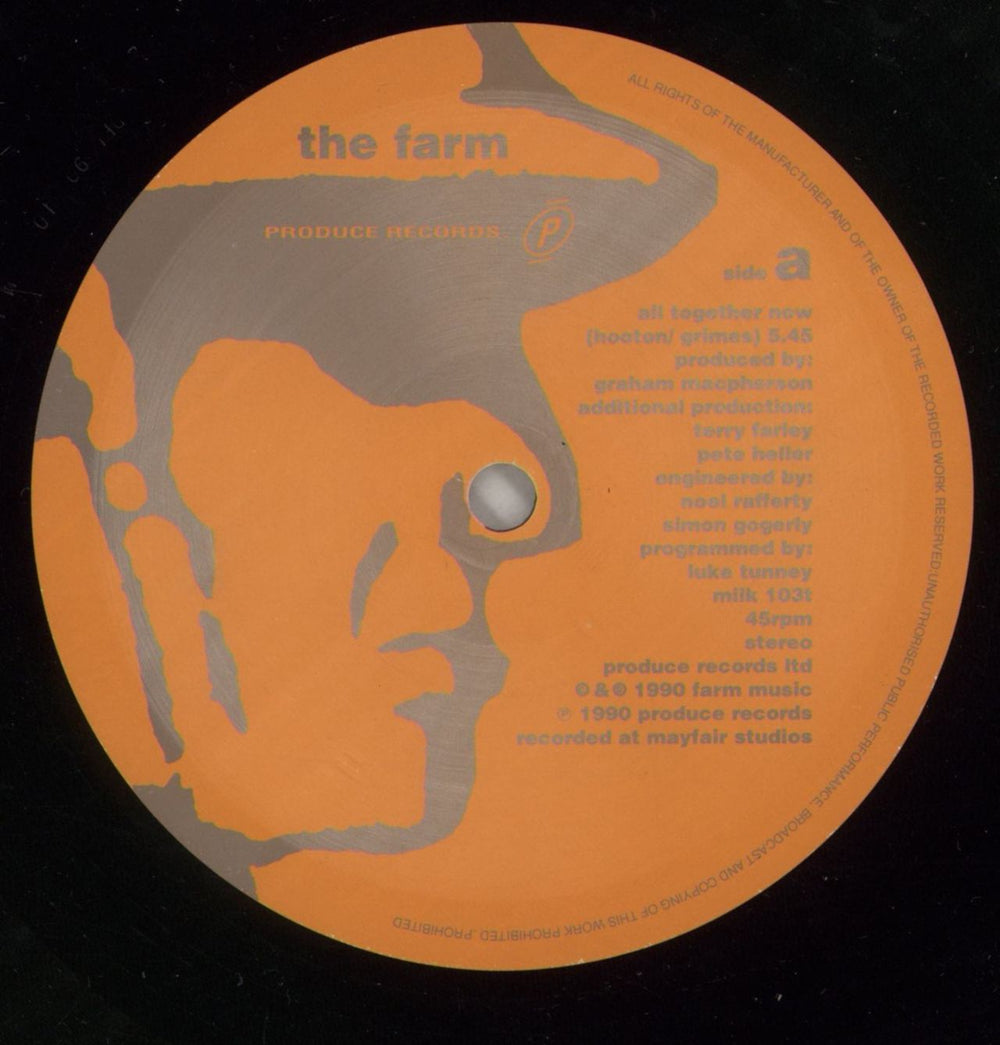 The Farm All Together Now UK 12" vinyl single (12 inch record / Maxi-single) FAR12AL34585