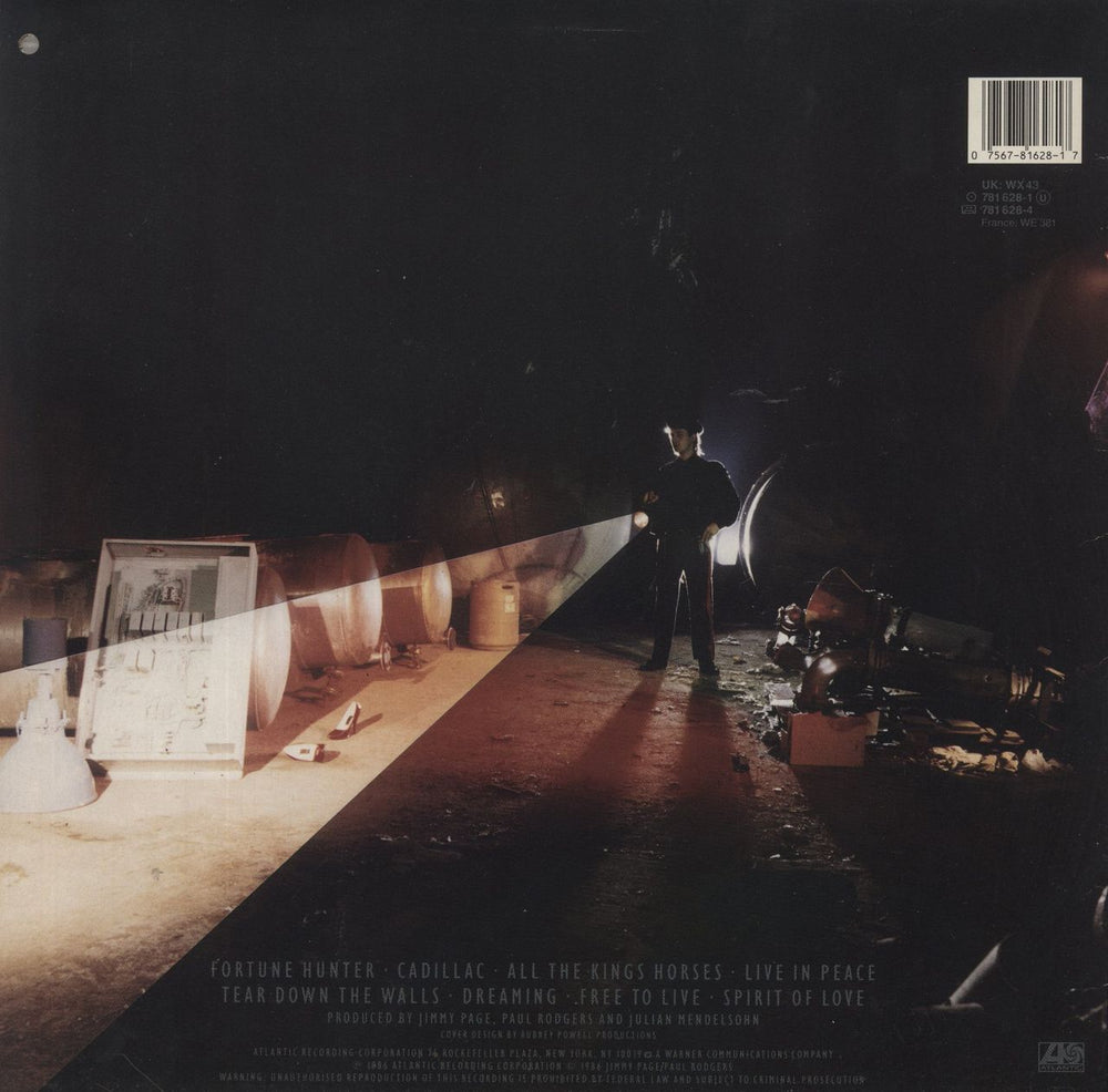 The Firm (Rock) Mean Business German vinyl LP album (LP record) 075678162817