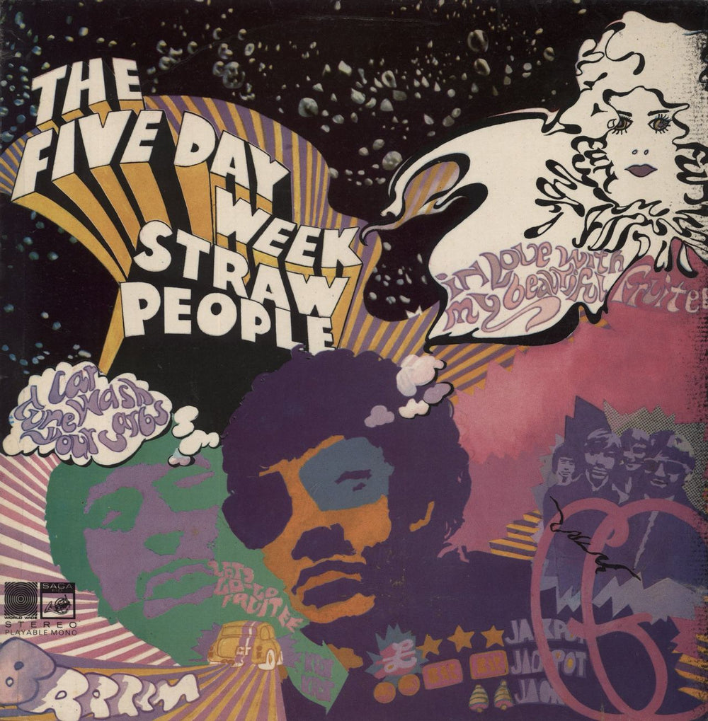 The Five Day Week Straw People The Five Day Week Straw People - 1st - VG UK vinyl LP album (LP record) STFID2123