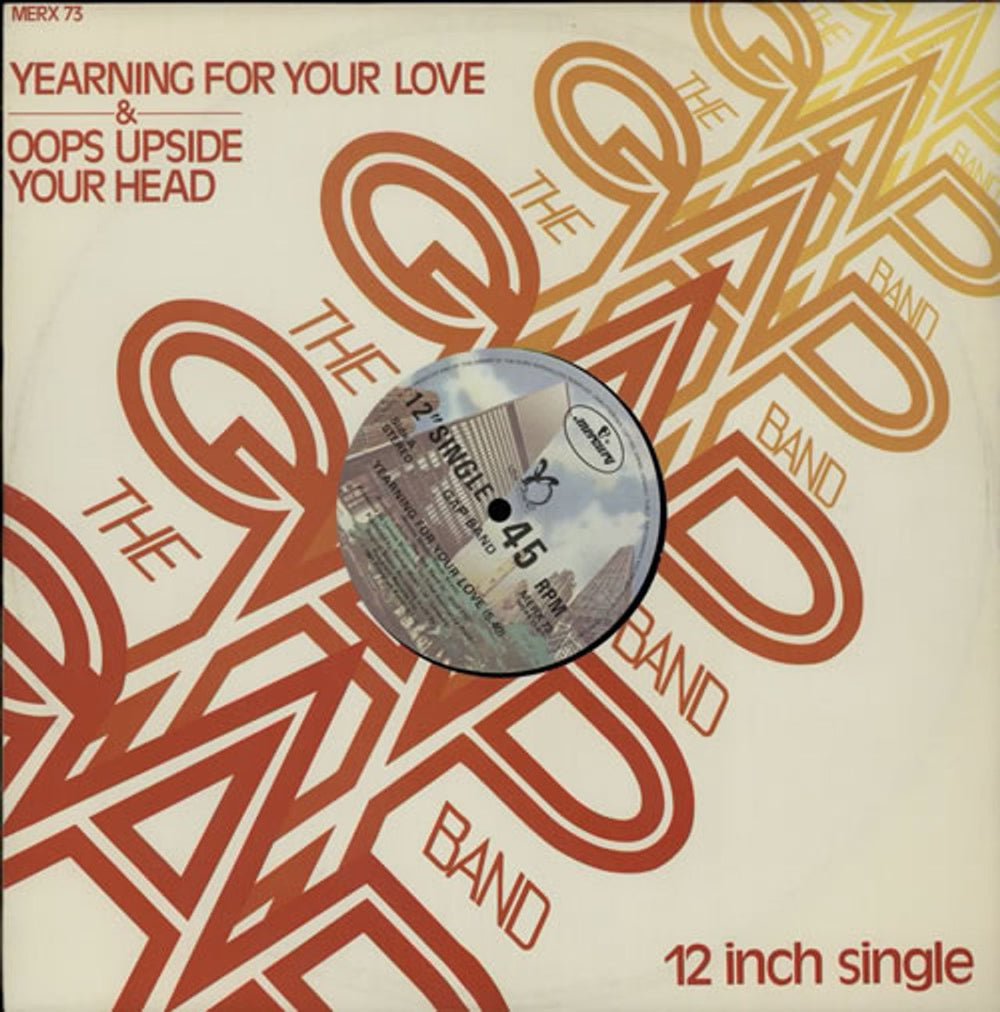 The Gap Band Yearning For Your Love UK 12" vinyl single (12 inch record / Maxi-single) MERX73