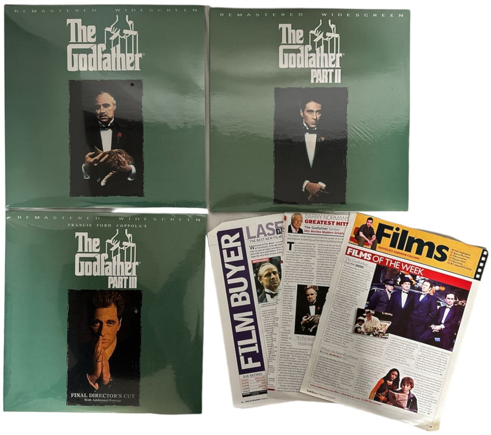 The Godfather The Godfather Collection 25th Anniversary Widescreen Edition US laserdisc / lazerdisc 65GLZTH841329