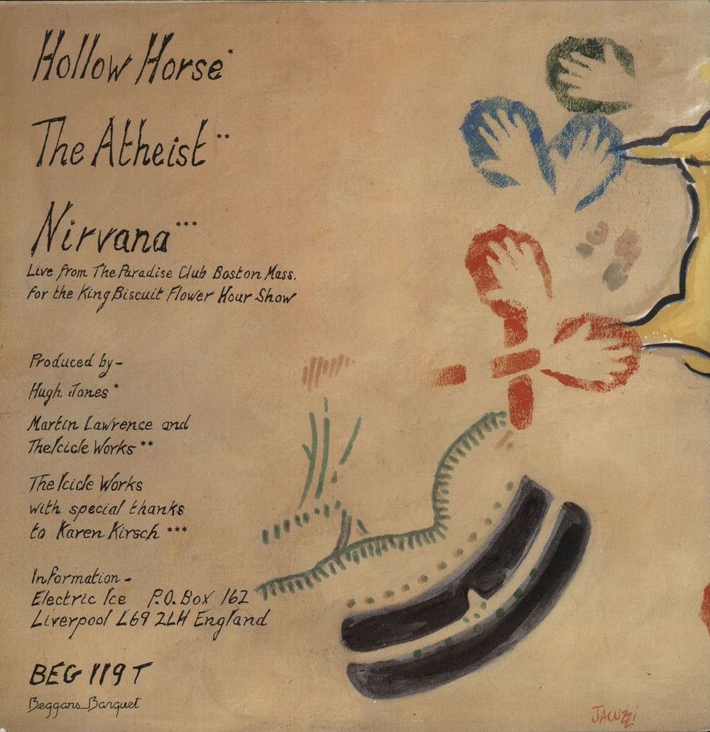 The Icicle Works Hollow Horse UK 12" vinyl single (12 inch record / Maxi-single)