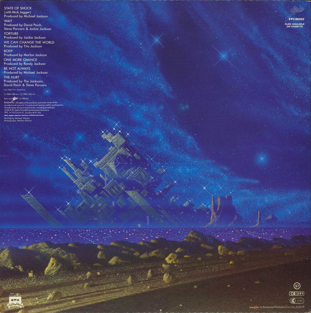 The Jackson Five Victory - stickered + competition insert UK vinyl LP album (LP record)