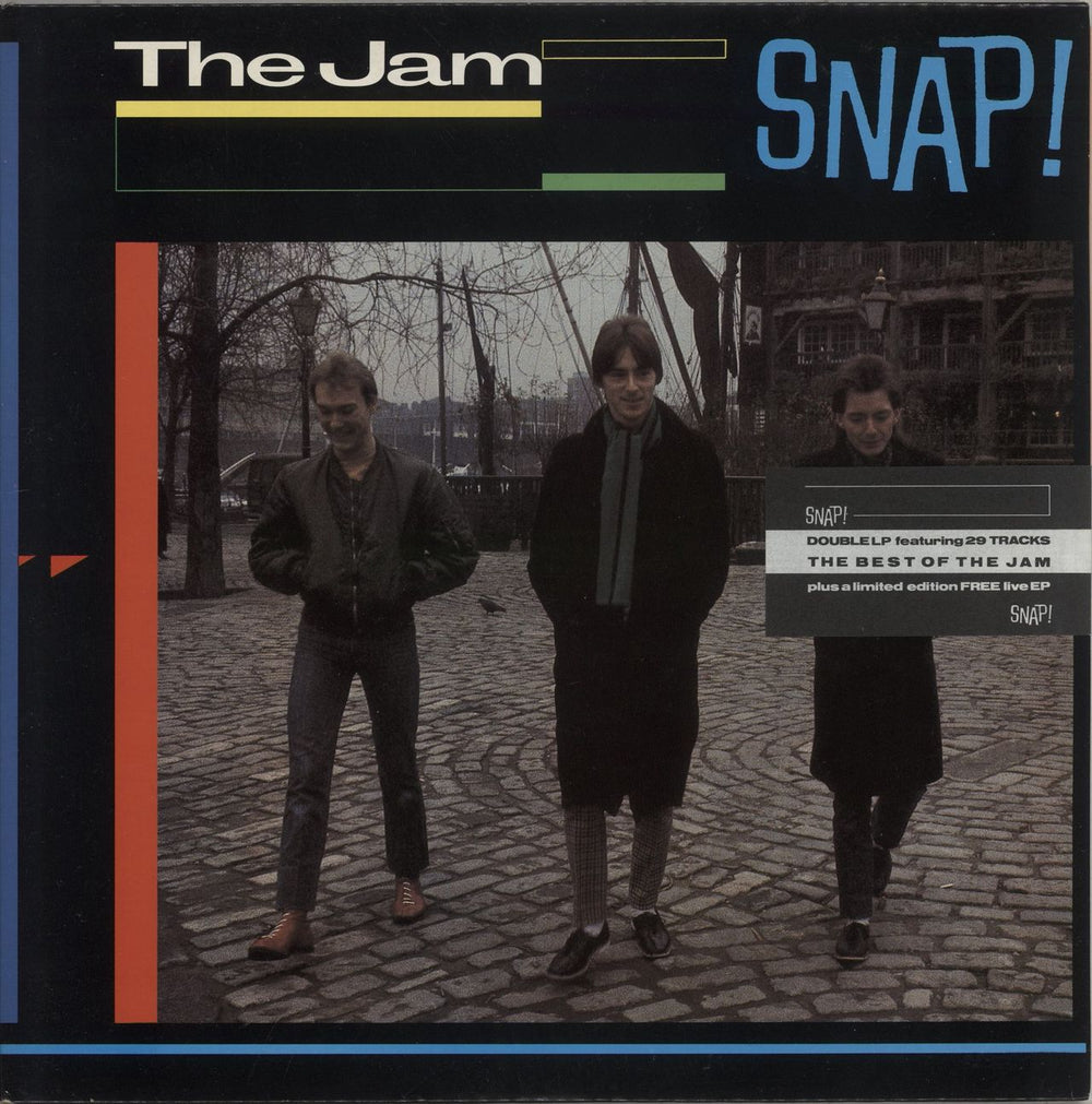 The Jam Snap! - Complete + Stickered UK 2-LP vinyl record set (Double LP Album) SNAP1