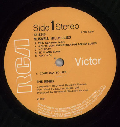 The Kinks Muswell Hillbillies - EX UK vinyl LP album (LP record) KINLPMU656011