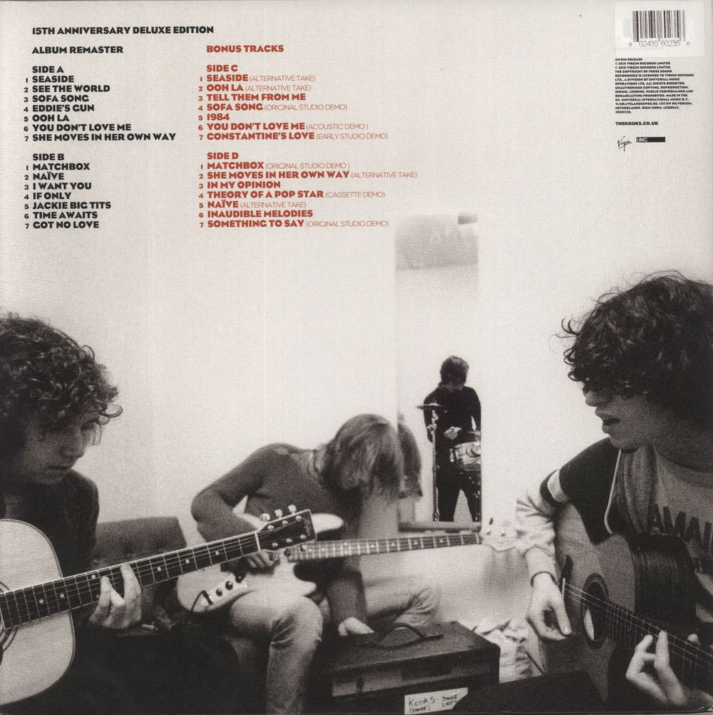 The Kooks Inside In / Inside Out - 180gm Red Vinyl + Signed Insert UK 2-LP vinyl record set (Double LP Album) 602435602356