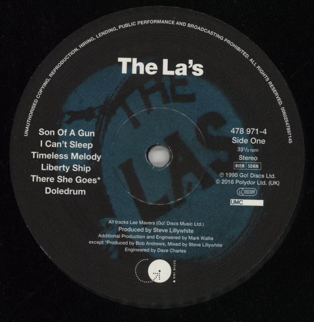 The La's The La's: Remastered - 180gm Vinyl UK vinyl LP album (LP record) LASLPTH800030