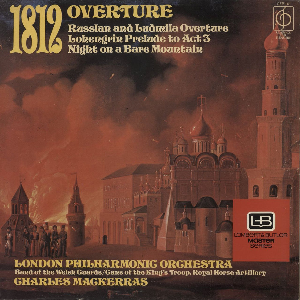 The London Philharmonic Orchestra 1812 Overture UK vinyl LP album (LP record) CFP101