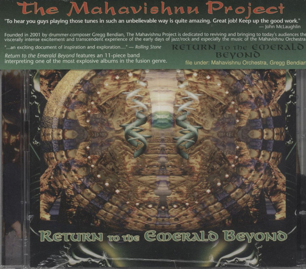 The Mahavishnu Project Return To The Emerald Beyond - Sealed US 2 CD album set (Double CD) RUNE242/243